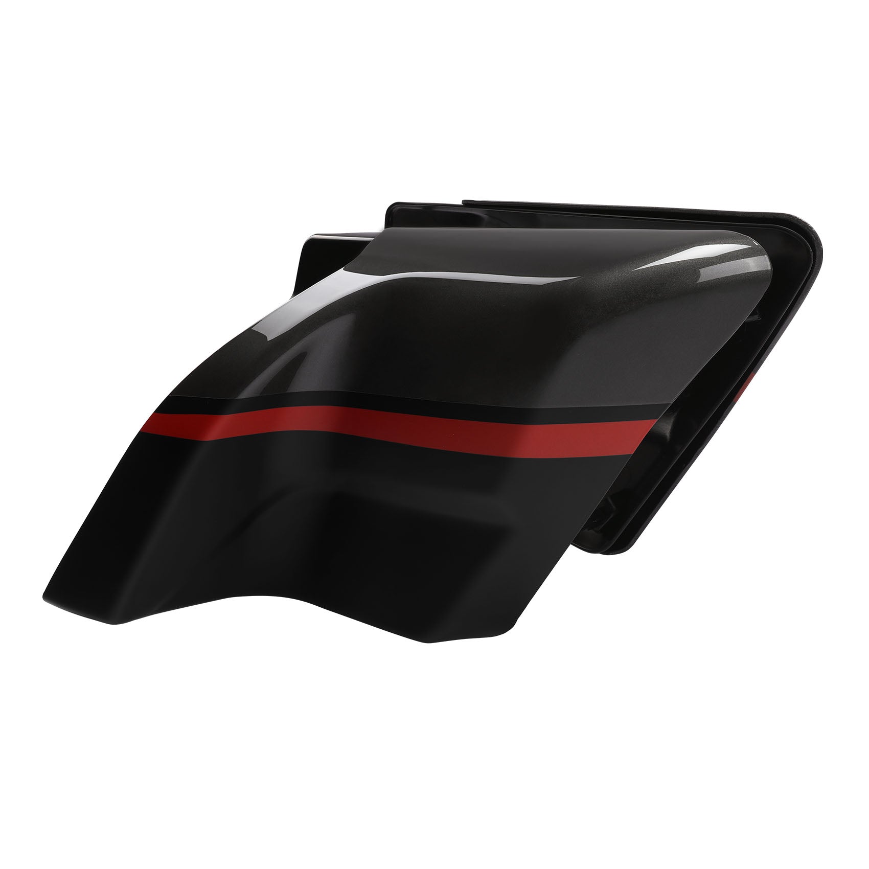 HR3 Dark Alloy / Black Denim CVO Stretched Side Covers For CVO STREET GLIDE 2018 (FLHXSE)