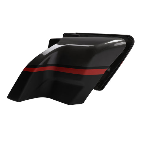 HR3 Dark Alloy / Black Denim CVO Stretched Side Covers For CVO STREET GLIDE 2018 (FLHXSE)