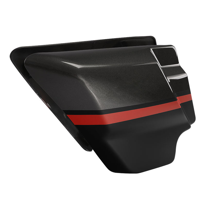 HR3 Dark Alloy / Black Denim Side Covers 2018 CVO STREET GLIDE (FLHXSE )