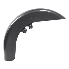 HR3 Gauntlet Gray Metallic Motorcycle 18" Wide Tire Front Mudguard Fender For Harley Touring Models 2014-2023