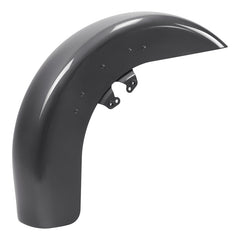 HR3 Gauntlet Gray Metallic Motorcycle 18" Wide Tire Front Mudguard Fender For Harley Touring Models 2014-2023