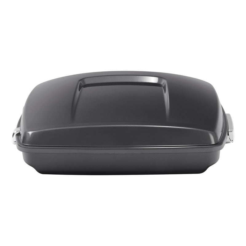 HR3 Gauntlet Gray Metallic 5.5" Razor Style Touring Trunk Luggage For 14-24 Touring
