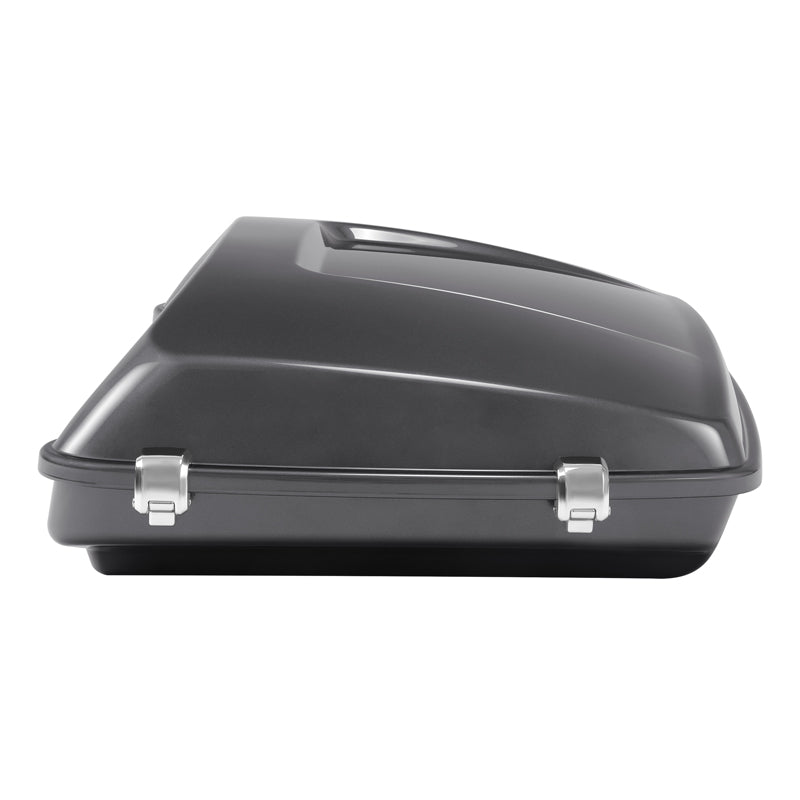 HR3 Gauntlet Gray Metallic 5.5" Razor Style Touring Trunk Luggage For 14-24 Touring