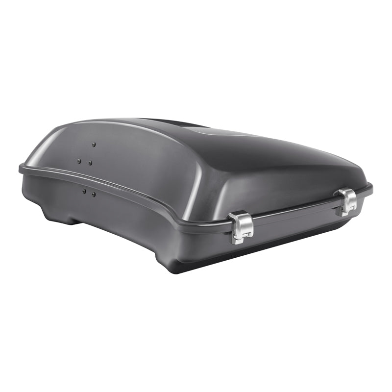 HR3 Gauntlet Gray Metallic 5.5" Razor Style Touring Trunk Luggage For 14-24 Touring