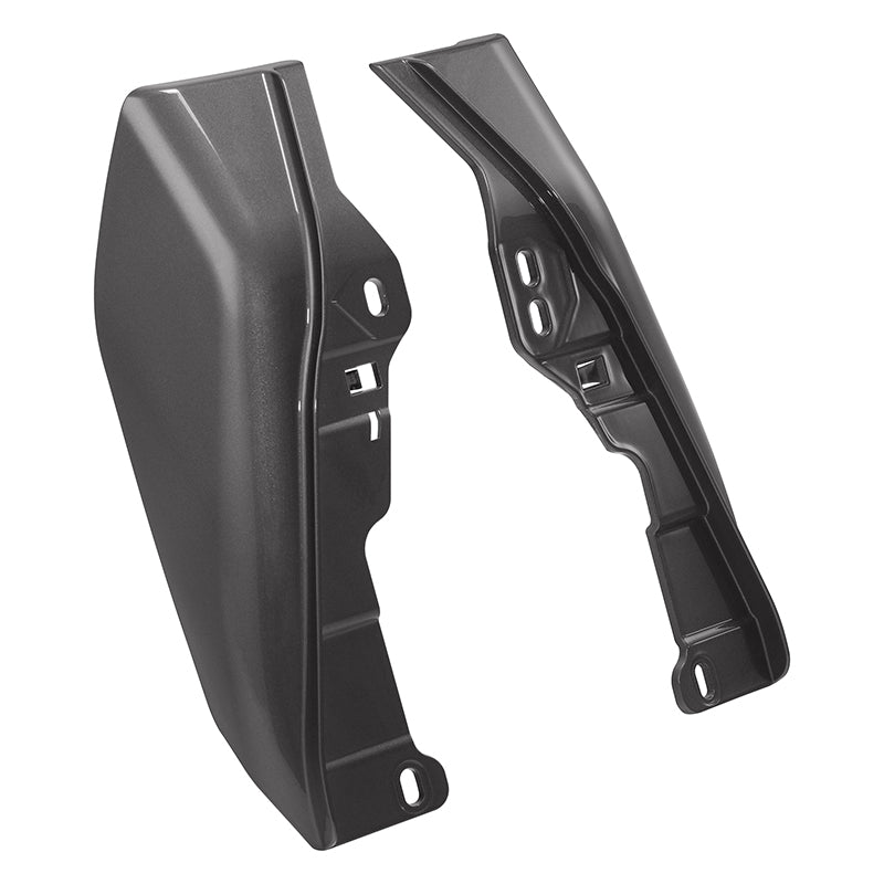 HR3 Charcoal Denim Mid-Frame Air Deflectors For Harley Touring and Trike Models 09-24