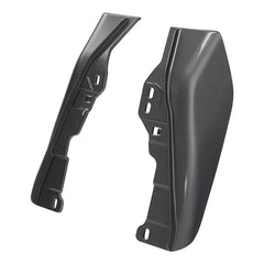 HR3 Gauntlet Gray Metallic Mid-Frame Air Deflectors For Harley Touring and Trike Models 09-24