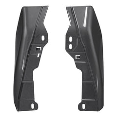 HR3 Gauntlet Gray Metallic Mid-Frame Air Deflectors For Harley Touring and Trike Models 09-24