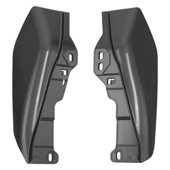 HR3 Charcoal Denim Mid-Frame Air Deflectors For Harley Touring and Trike Models 09-24