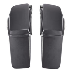 HR3 Gauntlet Gray Metallic Hard Saddlebags (Regular) For 14-23 Harley Touring