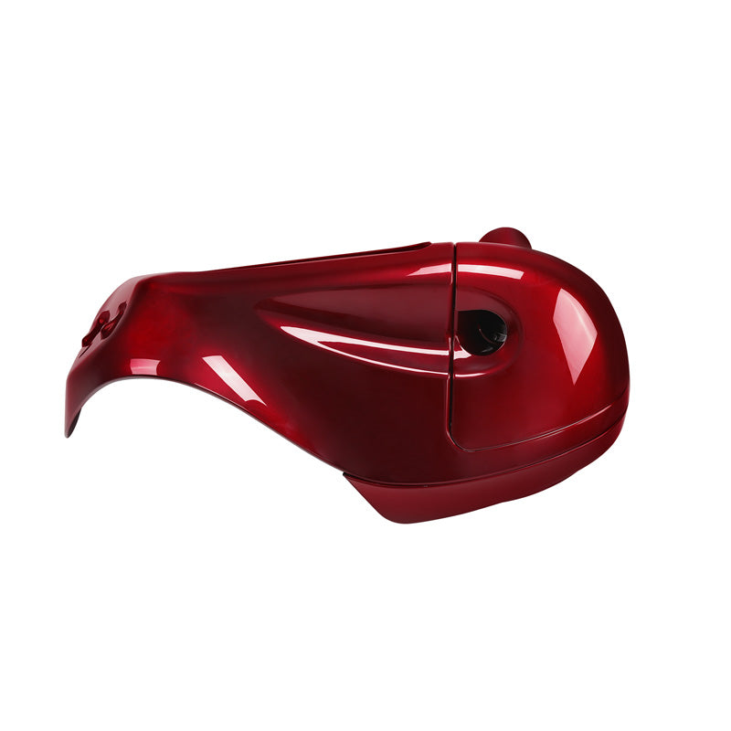 HR3 Velocity Red Sunglo 2016S Vented Lower Fairing Kit With 6.5" Speaker Pods For Harley Touring models 2014-2024