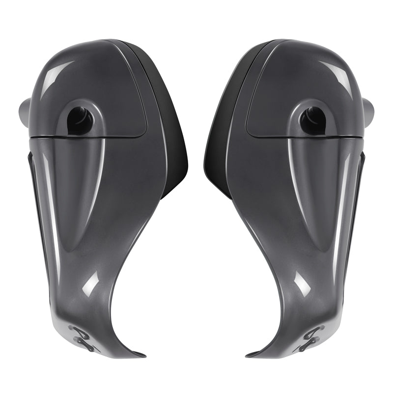 HR3 Gauntlet Gray Metallic Vented Lower Fairing Kit For Harley Touring models 2014-2024