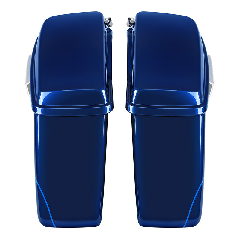 HR3 Superior Blue 2015UL Hard Saddlebags (Regular) For 14-23 Harley Touring