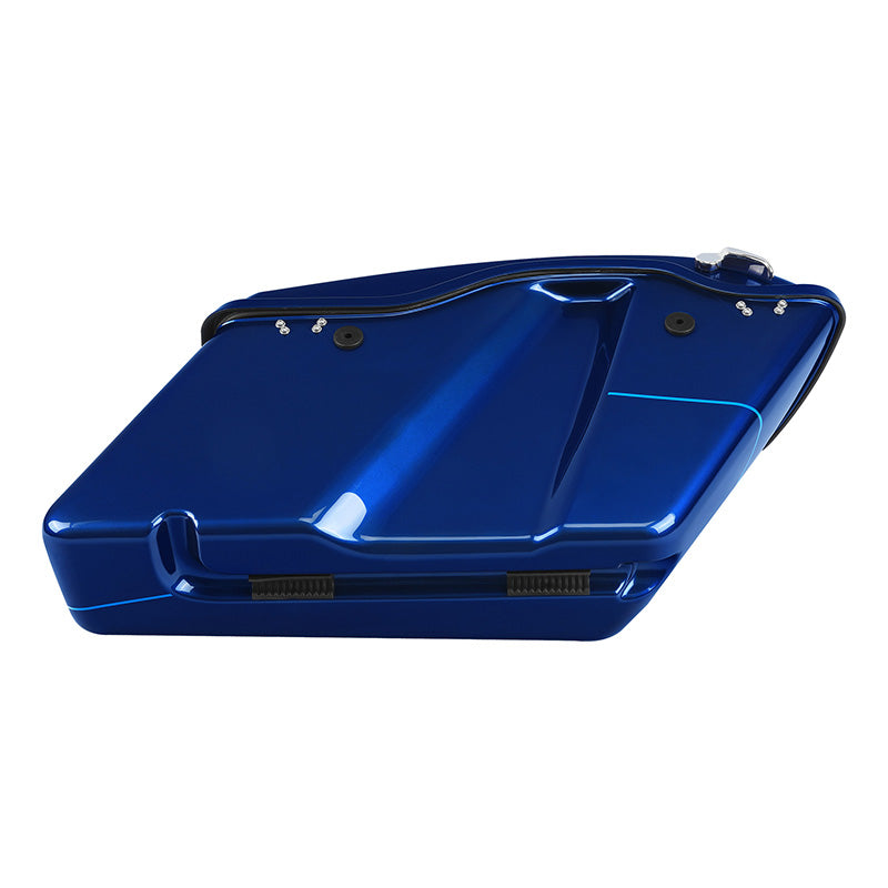HR3 Superior Blue 2015UL Hard Saddlebags (Regular) For 14-23 Harley Touring