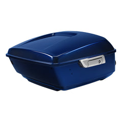 HR3 Superior Blue 2015UL King Size Touring Trunk Luggage with Speaker Cut Outs For 14-24 Harley Touring