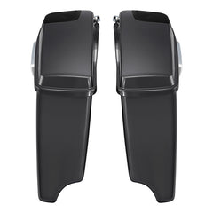 HR3 Gauntlet Gray Metallic CVO Stretched Saddlebags with Speaker Lids For 14-23 Harley Touring