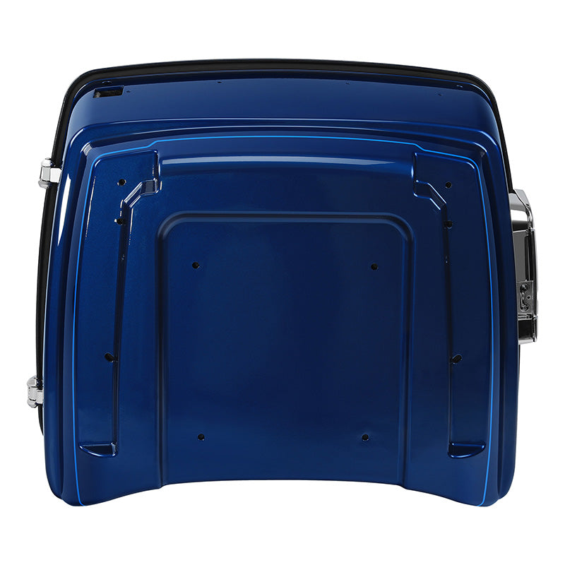 HR3 Superior Blue 2015UL King Size Touring Trunk Luggage with Speaker Cut Outs For 14-24 Harley Touring
