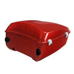 HR3 Wicked Red King Size Touring Trunk Luggage with Speaker Cut Outs 2018 ROAD GLIDE For 14-24 Harley Touring