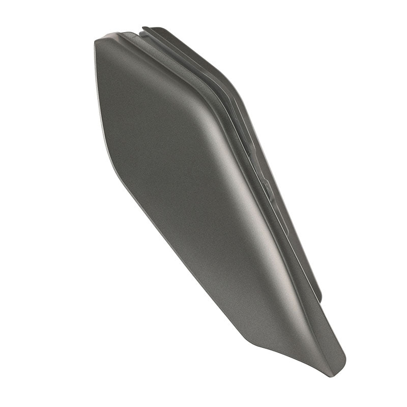 HR3 Charcoal Denim / Black Denim Mid-Frame Air Deflectors For Harley Touring and Trike Models 09-24