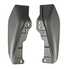 HR3 Charcoal Denim / Black Denim Mid-Frame Air Deflectors For Harley Touring and Trike Models 09-24