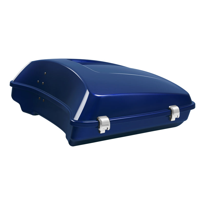 HR3 Superior Blue 5.5" Razor Style Touring Trunk Luggage For 14-24 Touring