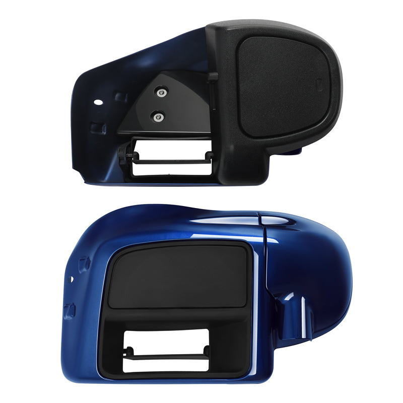 HR3 Superior Blue Vented Lower Fairing Kit For Harley Touring models 2014-2024