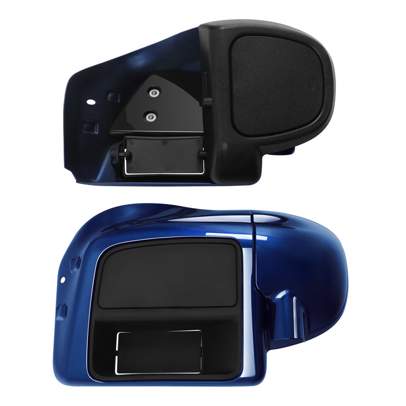 HR3 Superior Blue Vented Lower Fairing Kit For Harley Touring models 2014-2024