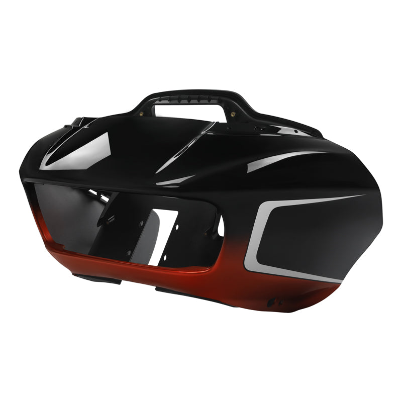 HR3 Sunset Orange / Sunset Black Fade Outer Shark Fairing & Inner Fairing Set  2021 CVO ROAD GLIDE (FLTRXSE)