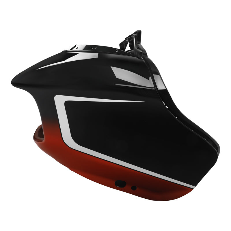 HR3 Sunset Orange / Sunset Black Fade Outer Shark Fairing & Inner Fairing Set  2021 CVO ROAD GLIDE (FLTRXSE)