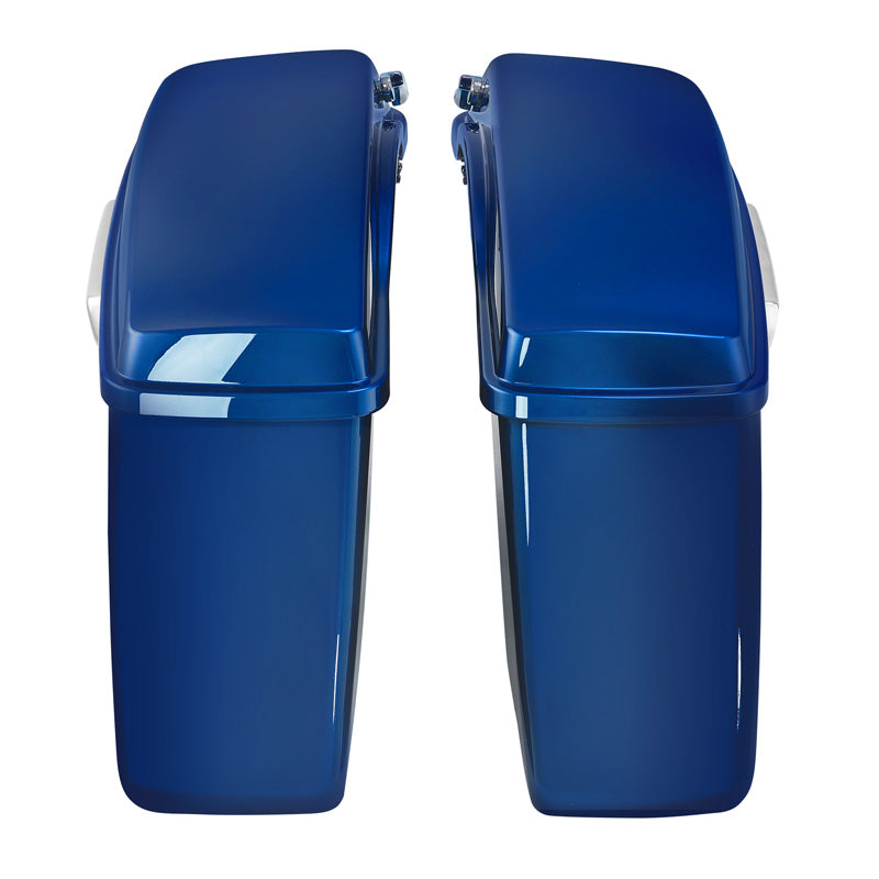 HR3 Superior Blue Hard Saddlebags (Regular) For 14-23 Harley Touring