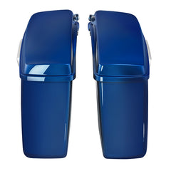 HR3 Superior Blue Hard Saddlebags (Regular) For 14-23 Harley Touring