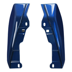 HR3 Superior Blue 2015S Mid Frame Air Heat DeflectorsFor Harley Touring and Trike Models 09-24