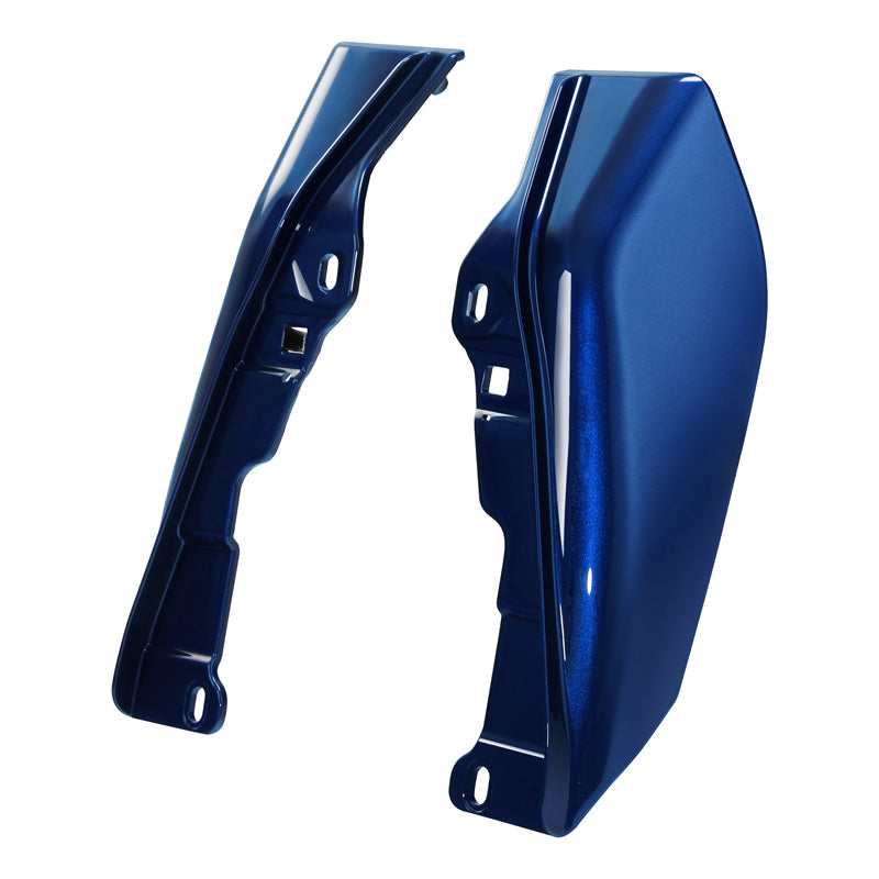 HR3 Superior Blue 2015S Mid Frame Air Heat DeflectorsFor Harley Touring and Trike Models 09-24