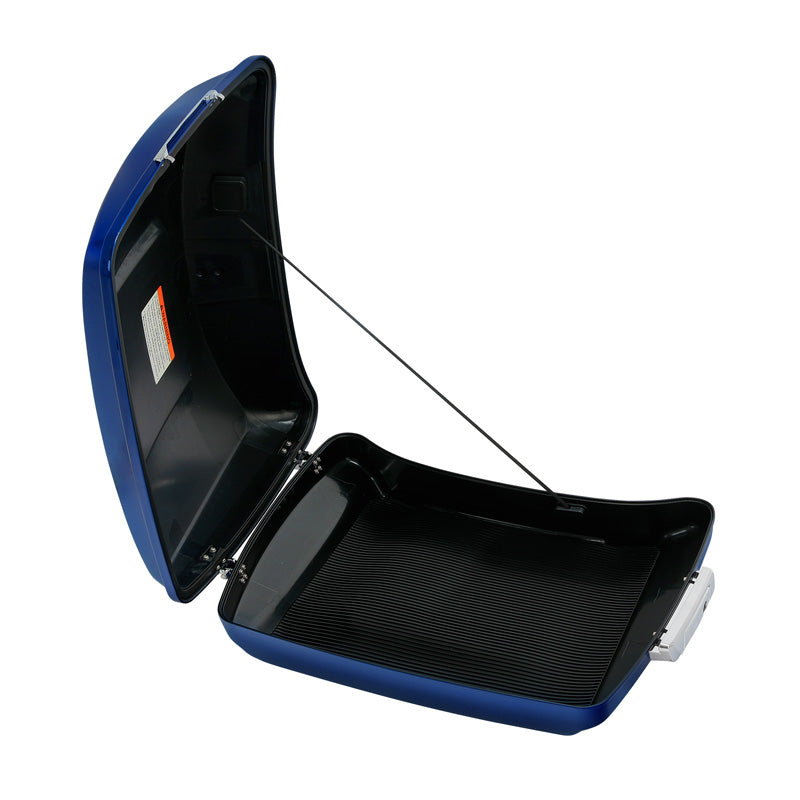 HR3 Superior Blue 2015S 5.5" Razor Style Touring Trunk Luggage For 14-24 Touring