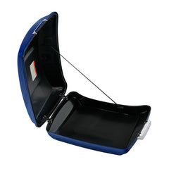 HR3 Superior Blue 2015S 5.5" Razor Style Touring Trunk Luggage For 14-24 Touring