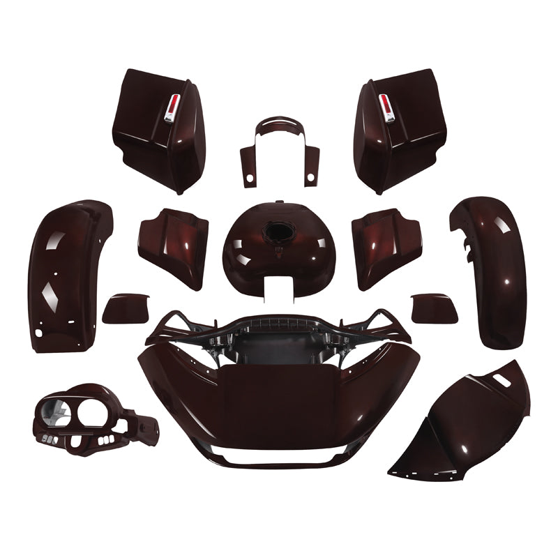 HR3 Midnight Crimson Complete Body Fairing Kit For Harley Road Glide Special FLTRXS 15-23