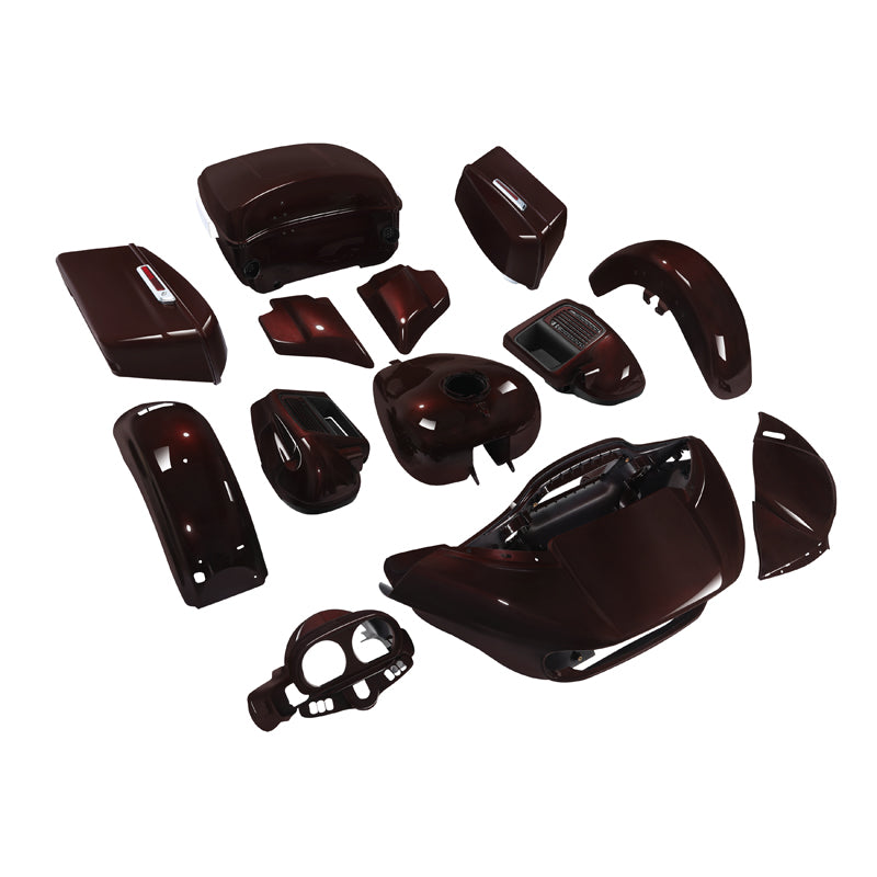 HR3 Midnight Crimson Complete Body Fairing Kit For Harley Road Glide Limited FLTRK 15-23
