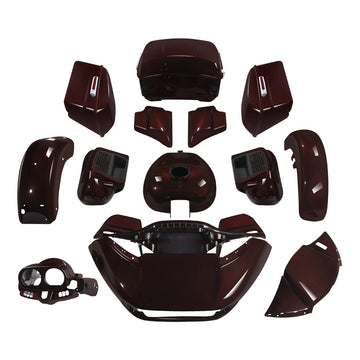 HR3 Midnight Crimson Complete Body Fairing Kit For Harley Road Glide Limited FLTRK 2015-2023 [Pre-Order]