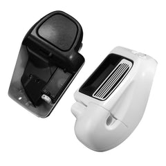 HR3 Salt Pearl & Black Tempest Vented Lower Fairing Kit For Harley Touring Models 2014-2023 (Fits water cooled models)