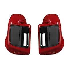 HR3 Billiard Red / Vivid Black Vented Lower Fairing Kit With 6.5" Speaker Pods For Harley Touring models 2014-2024