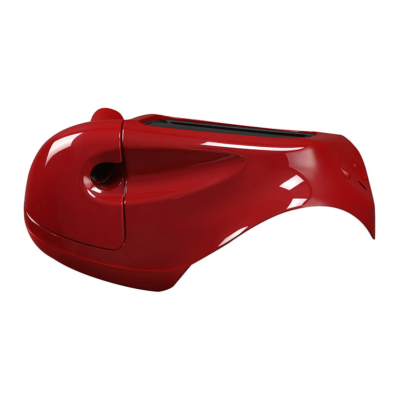 HR3 Billiard Red / Vivid Black Vented Lower Fairing Kit With 6.5" Speaker Pods For Harley Touring models 2014-2024