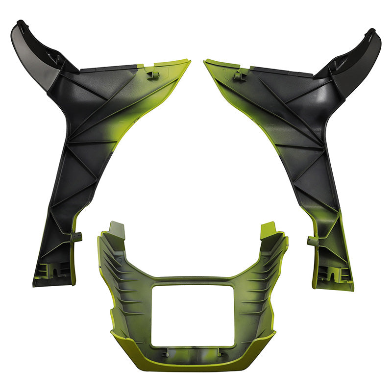 HR3 Apple Green / Gunship Gray Spoiler Kit For Harley 2017-Later FLTRX, FLTRXS, FLTRXST models