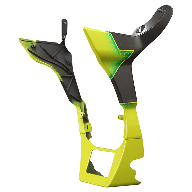 HR3 Apple Green / Gunship Gray Spoiler Kit For Harley 2017-Later FLTRX, FLTRXS, FLTRXST models