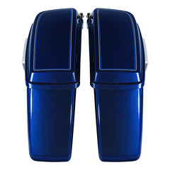 HR3 Superior Blue 2016UC Hard Saddlebags (Regular) For 14-23 Harley Touring