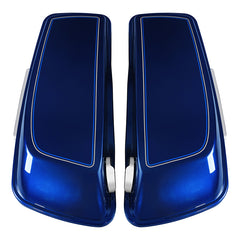 HR3 Superior Blue 2016UC Hard Saddlebags (Regular) For 14-23 Harley Touring
