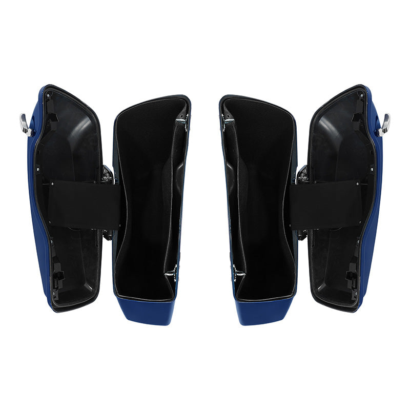 HR3 Superior Blue 2016UC Hard Saddlebags (Regular) For 14-23 Harley Touring