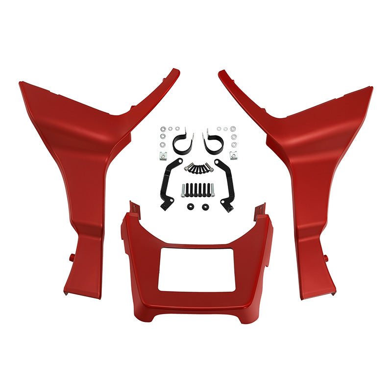 HR3 Wicked Red Denim Spoiler Kit For Harley 2017-Later FLTRX, FLTRXS, FLTRXST models