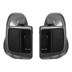 HR3 Charcoal Pearl Vented Lower Fairing Kit With 6.5" Speaker Pods For Harley Touring models 2014-2024