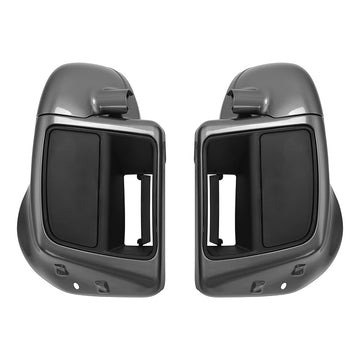 HR3 Charcoal Pearl Vented Lower Fairing Kit With 6.5" Speaker Pods For Harley Touring models 2014-2024