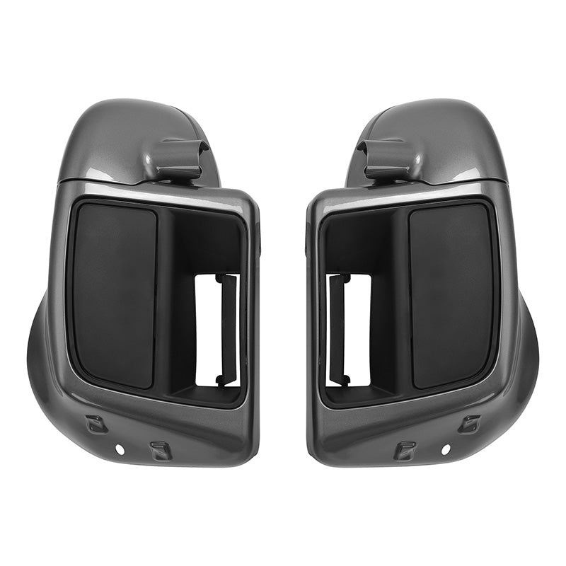 HR3 Charcoal Pearl Vented Lower Fairing Kit With 6.5" Speaker Pods For Harley Touring models 2014-2024