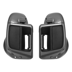 HR3 Charcoal Pearl Vented Lower Fairing Kit With 6.5" Speaker Pods For Harley Touring models 2014-2024